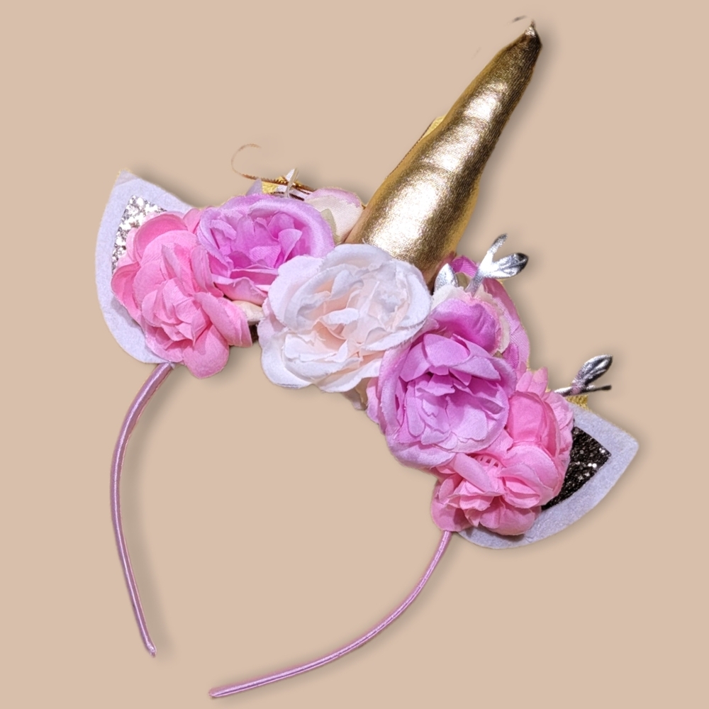 Floral Unicorn Headband